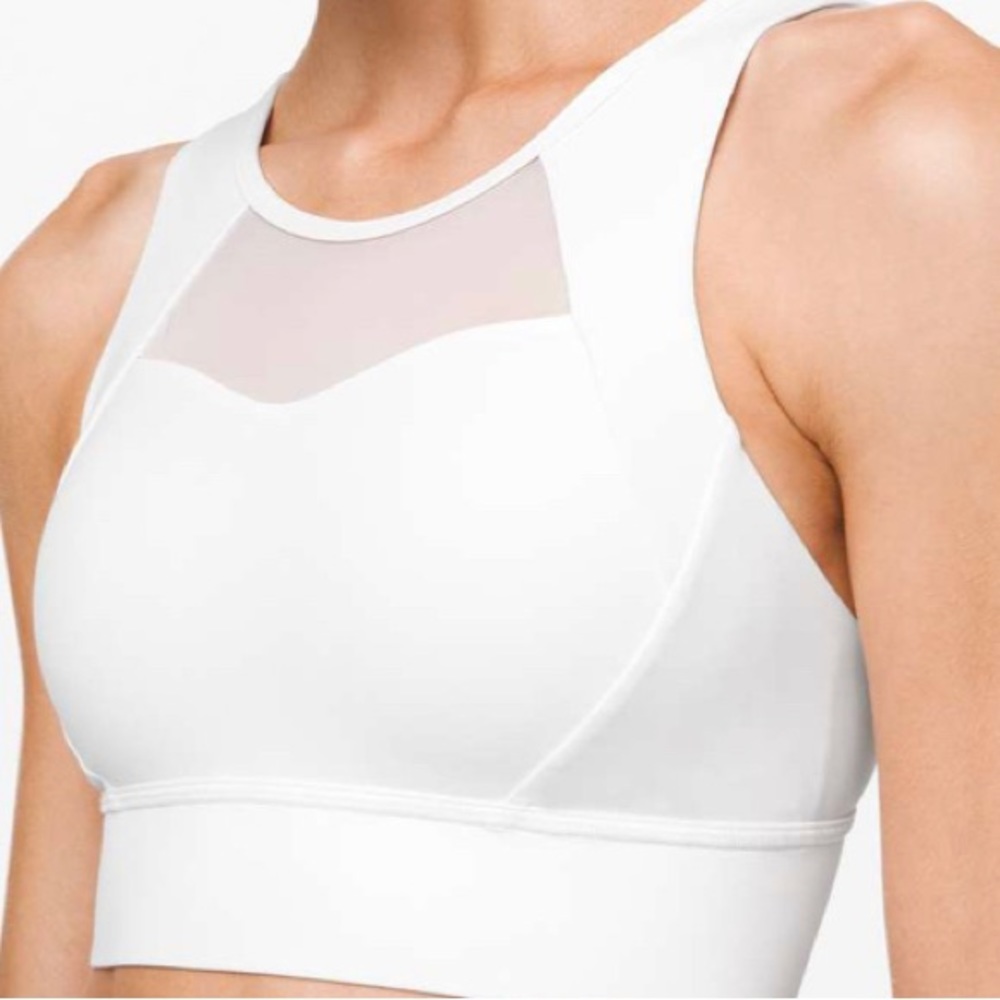Lululemon Breathe it In Bra C/D cup in White size 6